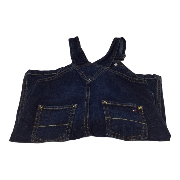#018 Tommy Hilfiger baby big flag bib overalls - Picture 12 of 13
